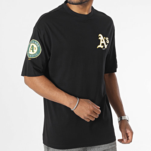 Tee Shirt MLB Large Logo Oakland Athletics 60416322 Noir