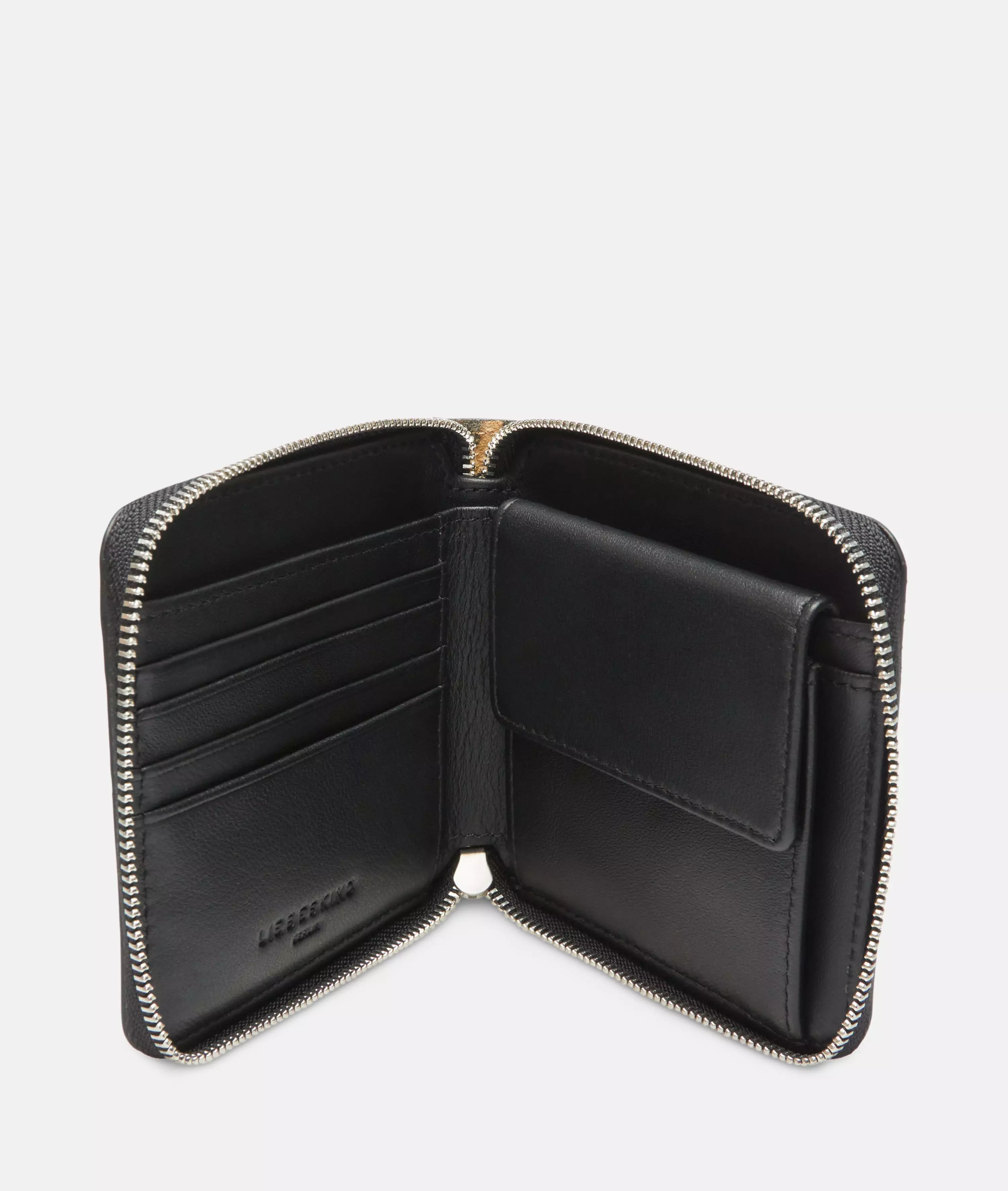 Leo Liana purse M Spacious wallet with leo print