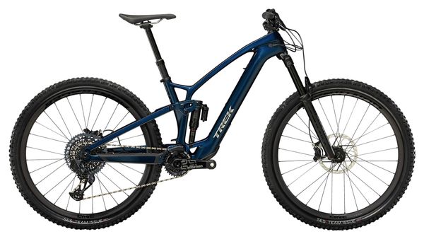 VTT Électrique Tout-Suspendu Trek Fuel EXe 9.8 Sram GX Eagle AXS 12V 360 Wh 29'' Bleu Mulsanne