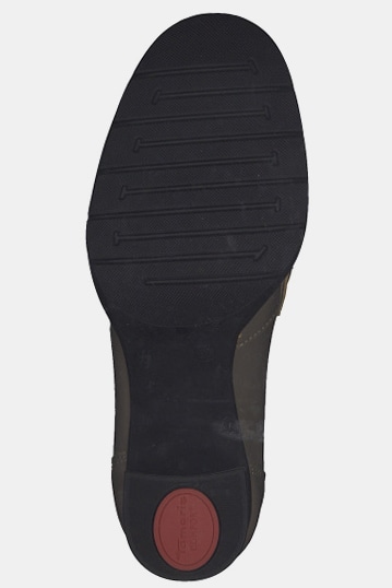 Tamaris Comfort Lackleder-Loafer, Wechselfußbett, recycelt