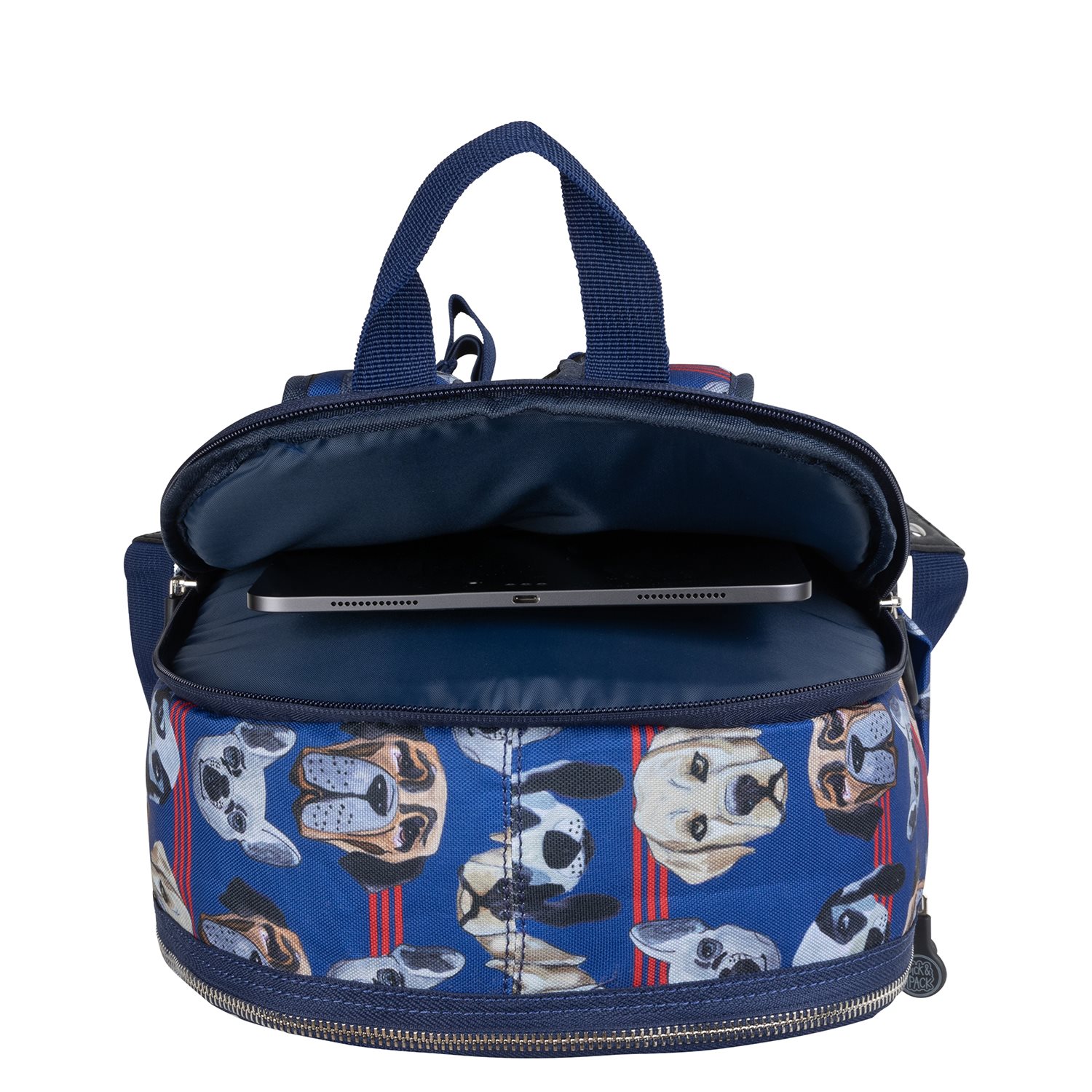 Pick & Pack Doggie Mood Backpack M denim blue