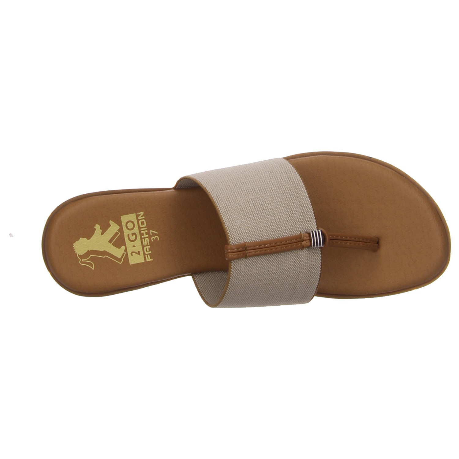 2 Go Shoe Zehentrenner beige beige