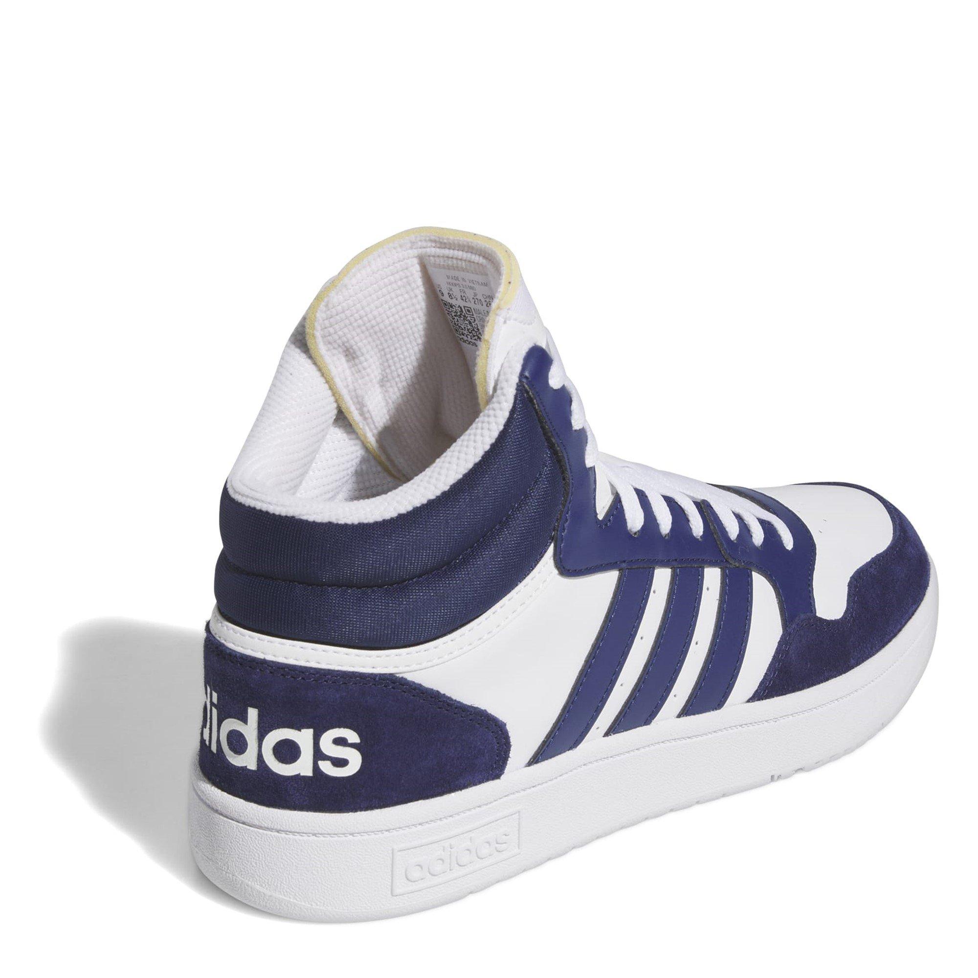 adidas Hoops 3.0 Mid Basketball Trainers Mens