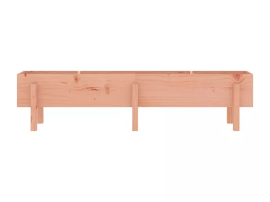 Jardinière bac lit surélevé bois marron 160 x 30 x 38 cm 02_0039370