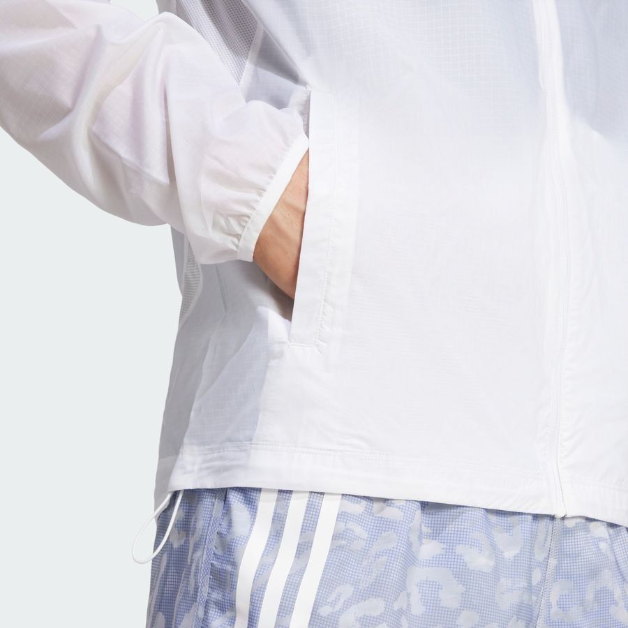 Adidas Veste repliable Own the Run 3 bandes