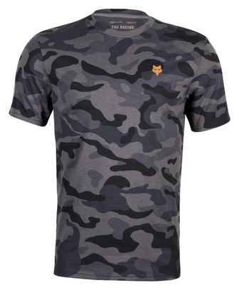 T-Shirt Manches Courtes Fox Head Tech Homme Noir / Camo