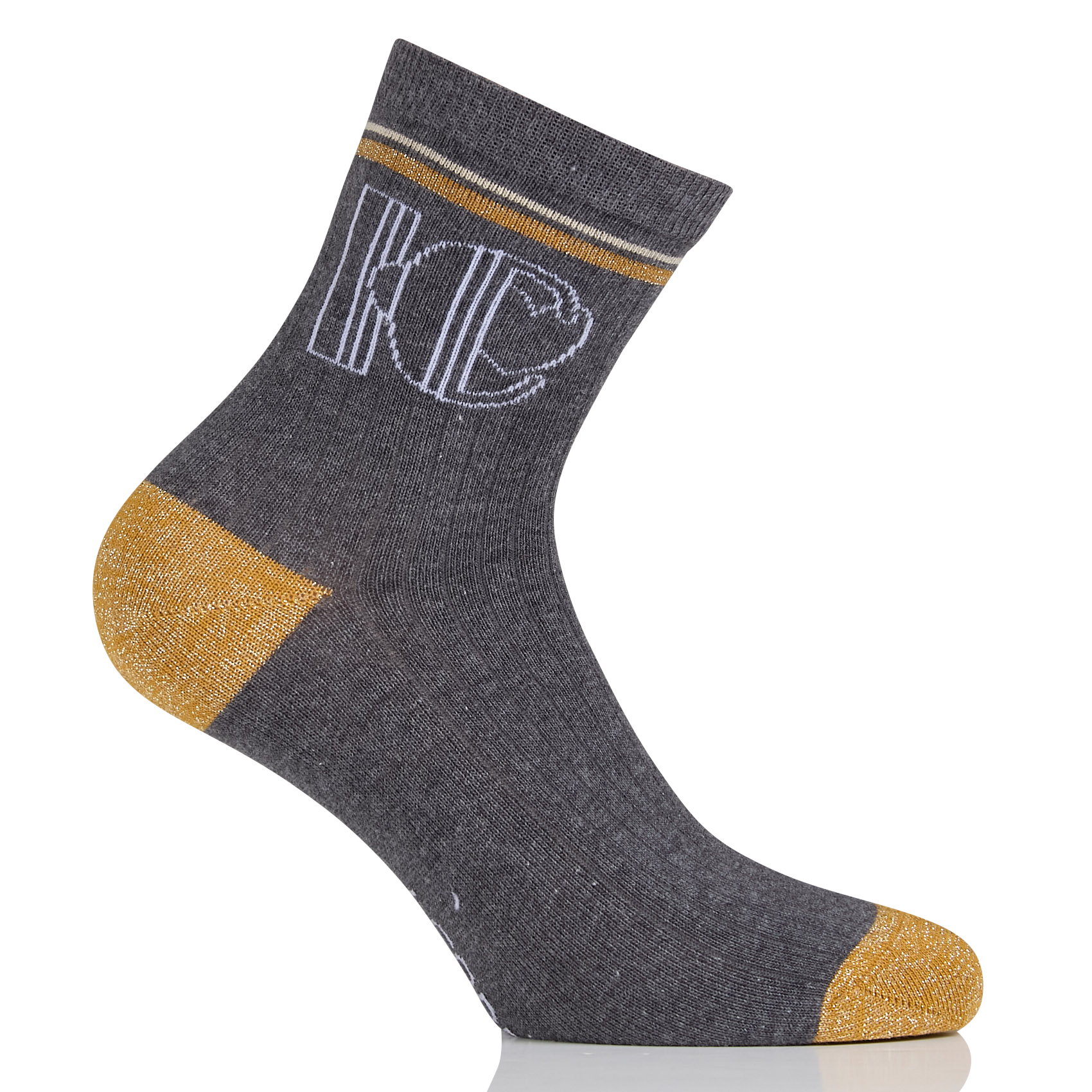 Lot de trois paires de chaussettes en coton mélangé | Jaune