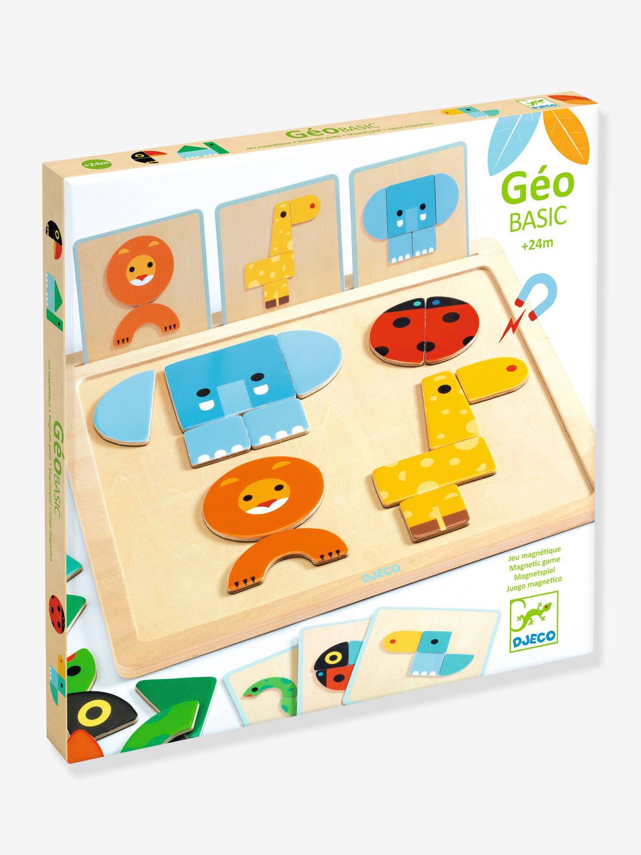 Jogo Magnético Branco GeoBasic DJECO