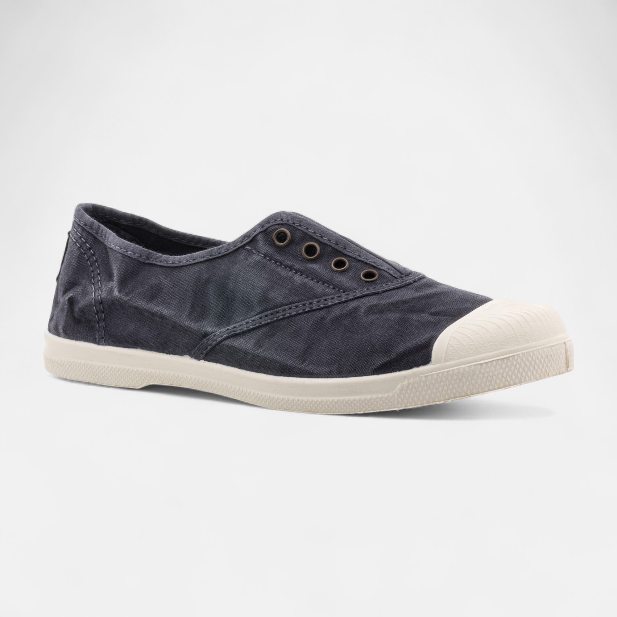 Baskets en toile Femme bleu marine