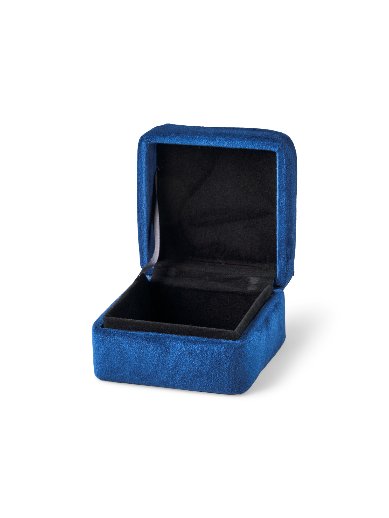 Smykkeskrin i velour | 12,5 x 16,5 x 7,5 cm. | Blue