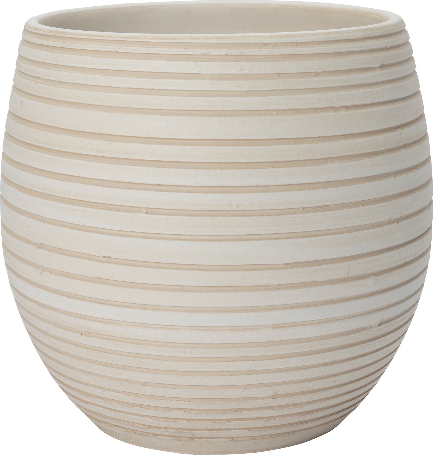 Intratuin bloempot Rikki wit D 38 H 36 cm