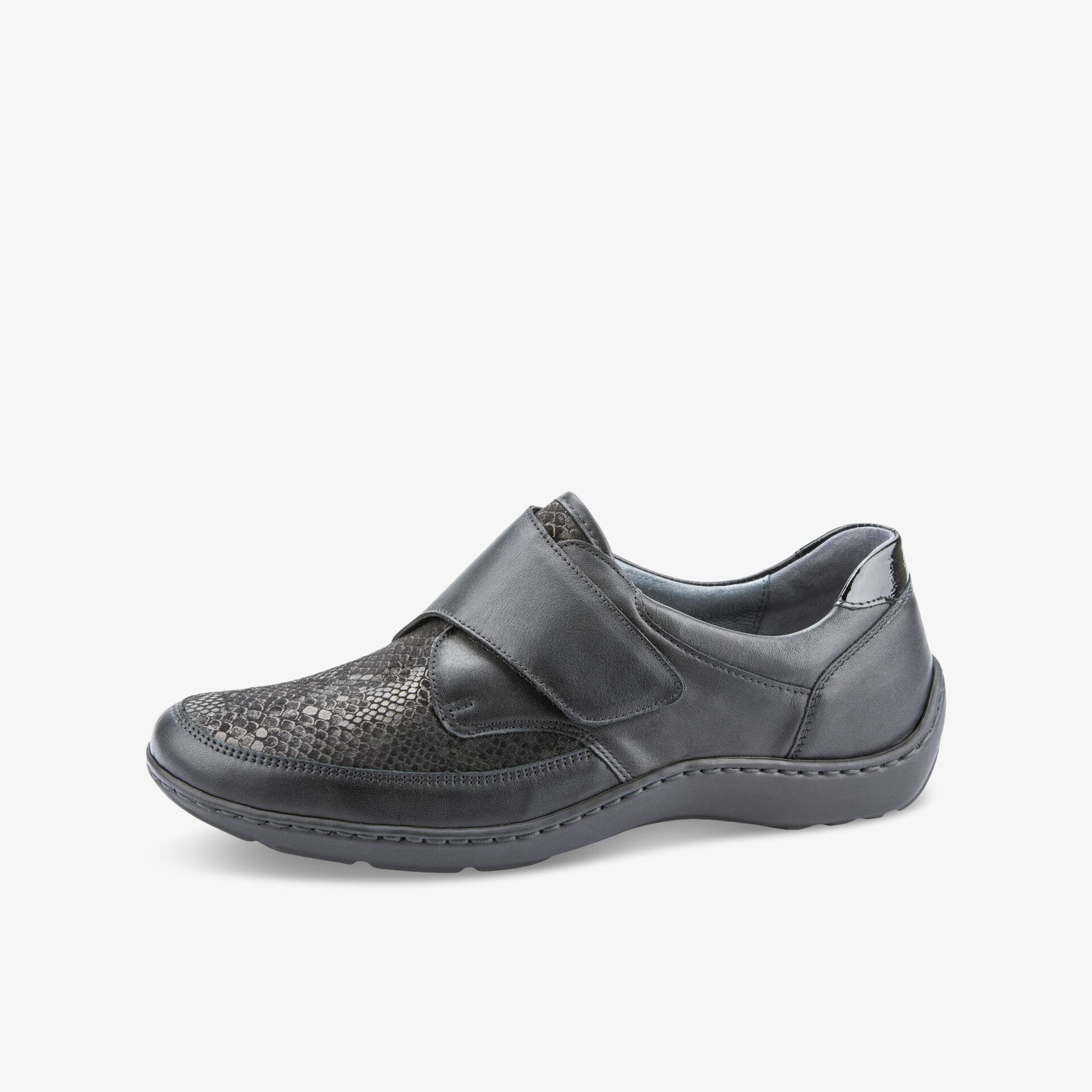 waldläufer Damen Halbschuhe schwarz