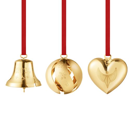 Georg Jensen Jul 2024 3-pak Ornamentsæt