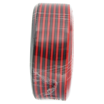 Q-Link luidsprekersnoer 2x0.75mm 25 meter rood/zwart