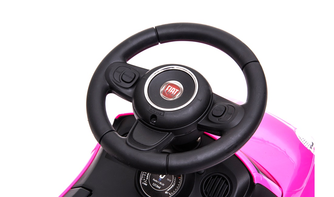 Fiat 500 gåbil pink med musik
