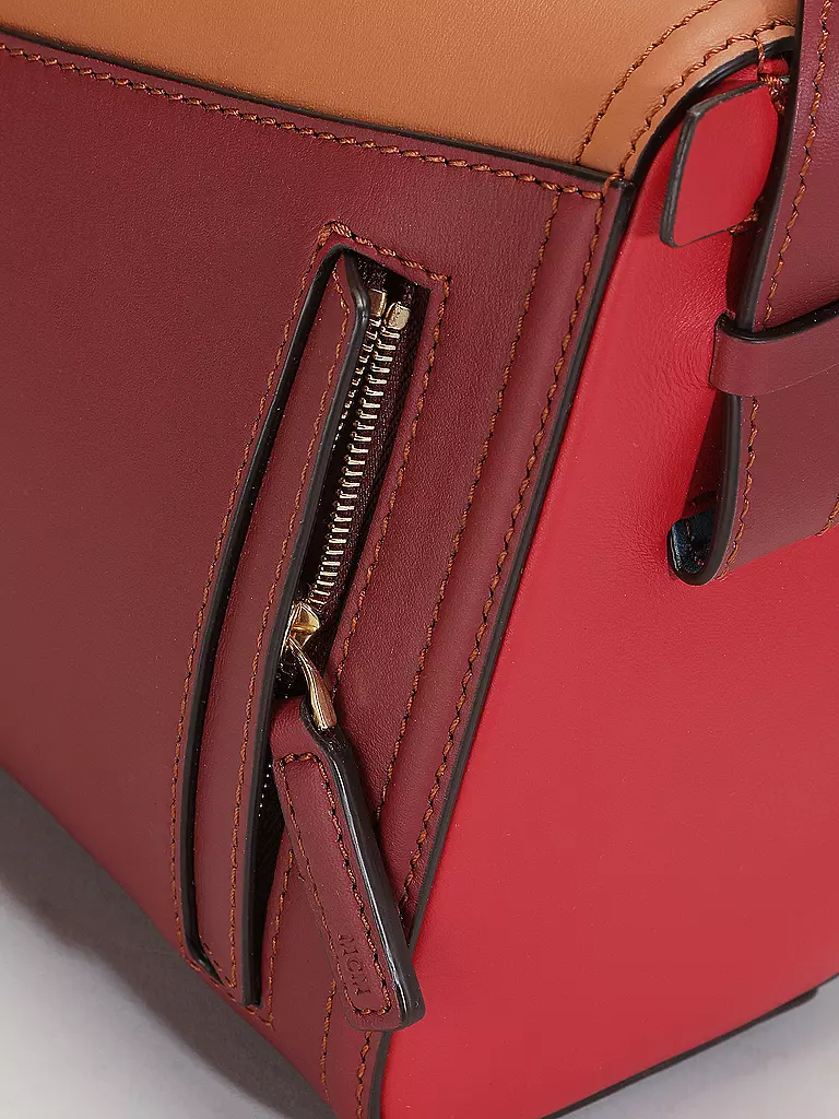 MCM Ledertasche - Umhängetasche DIAMNAT Small  dunkelrot