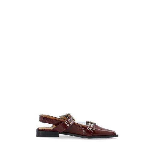 Bianco BIAVictoria Slingback Ballerinasko, Burgundy Nappalak, 39
