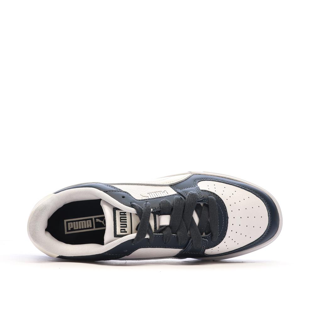 Puma Baskets Blanches/Marine Homme Puma Pro Classic