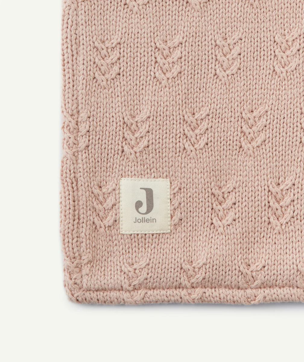 JOLLEINCOUVERTURE BERCEAU 75x100 CM ROSE SAUVAGE