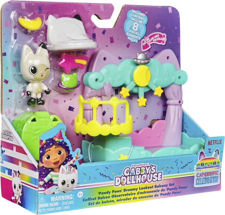 Gabbys Dollhouse Gabbys Dukkehus Balkonsæt