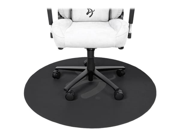 Arozzi Zona - Stolmatte for kontor - rund - 121 cm - grå