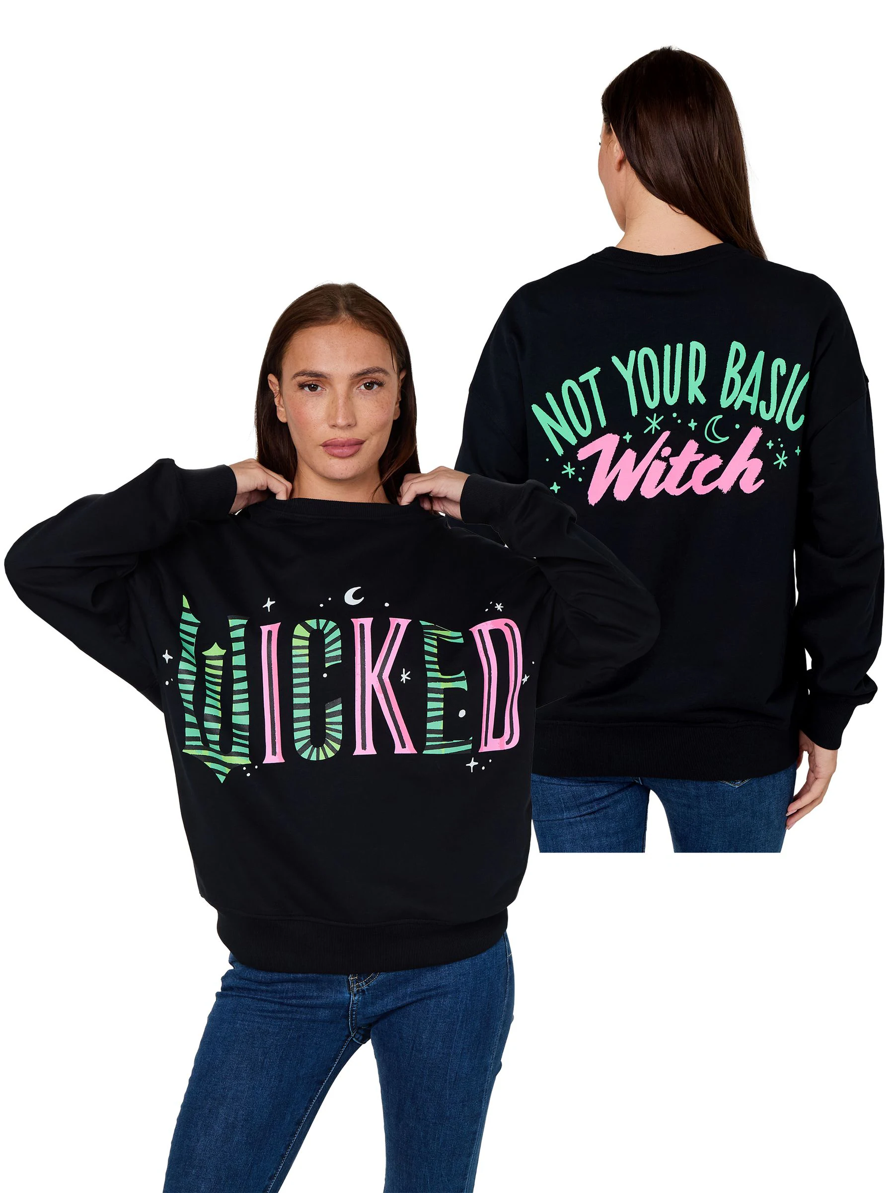 Character Wicked Not Your Basic Witch Sweatshirt