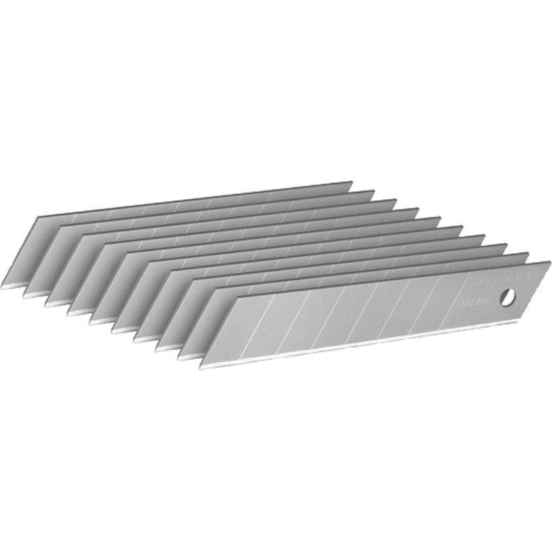 Lames de cutter Stanley 18 mm - étui distributeur de 10