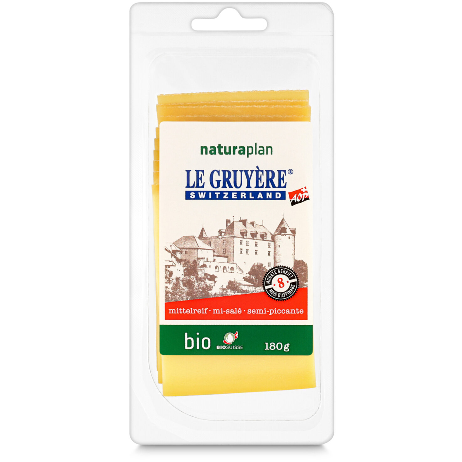 Bio Le Gruyère mittelreif Scheiben
