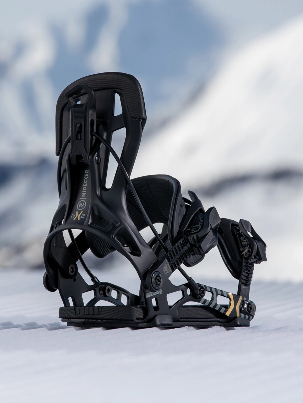 Nidecker Flow Nx2 Hybrid 2025 Snowboard Bindings black