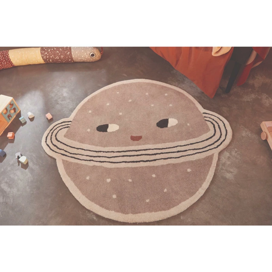 OYOY Vorleger Planet Rug clay