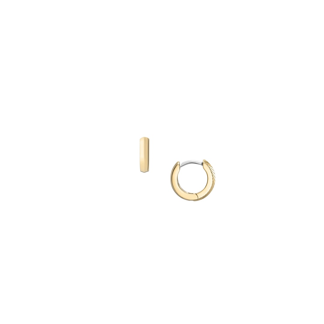 Fossil Creolen Harlow Linear Texture Goldig