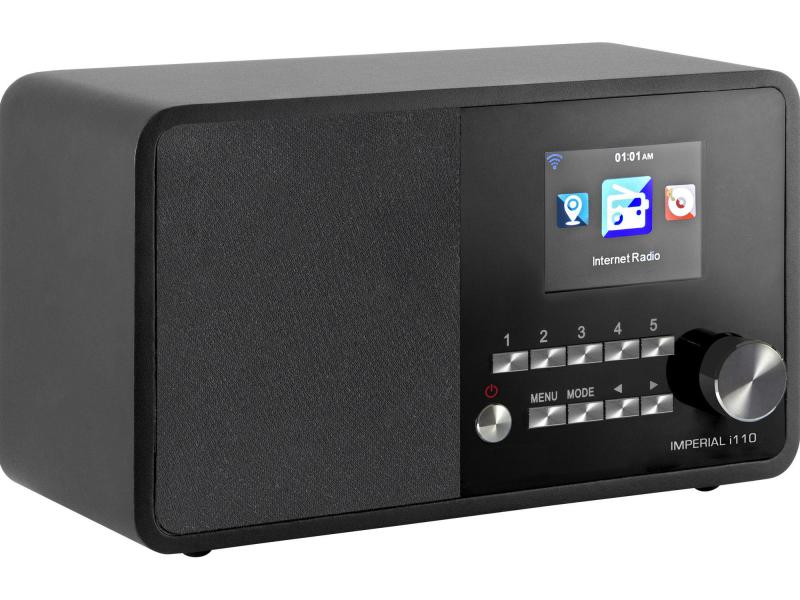 Imperial Internet Radio i110 Schwarz Internetradio mit Wettervorhersage