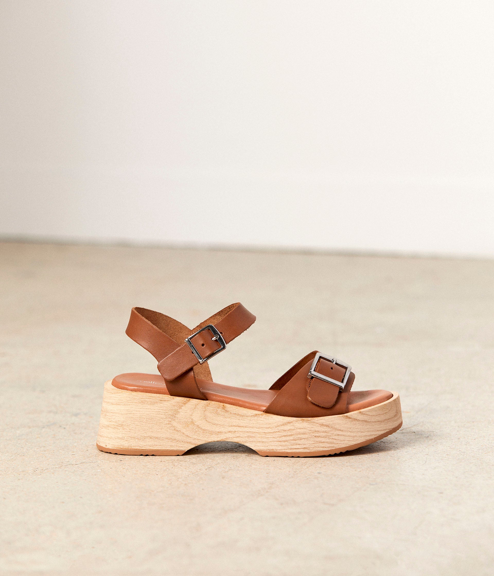 Sandales cognac Hida