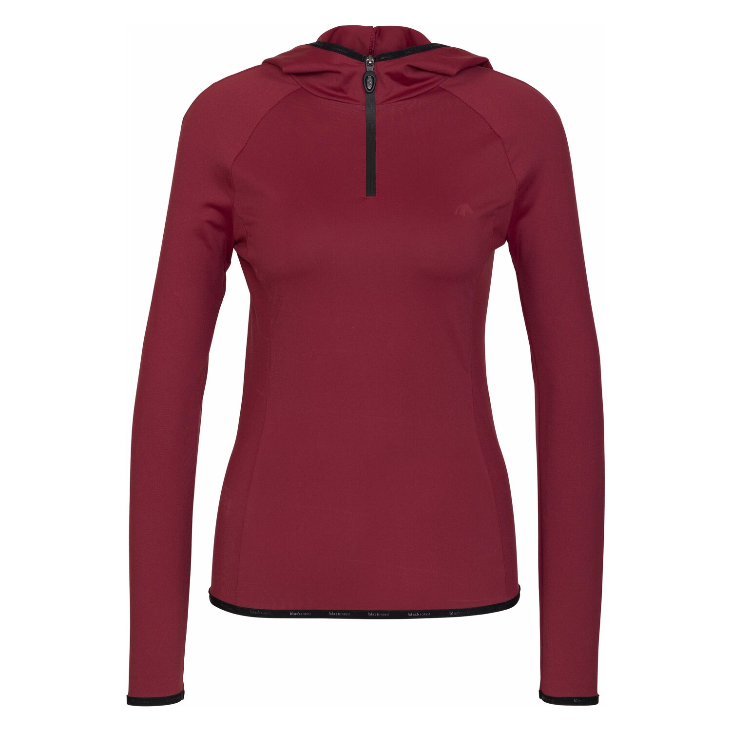 black forest Funktionsshirt mit Kapuze  - dark berry