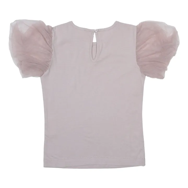 Baje Studio T-Shirt Vivian Manches Tulle | Violet