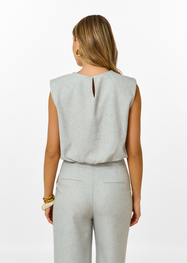 Alexandra top lichtgrijs