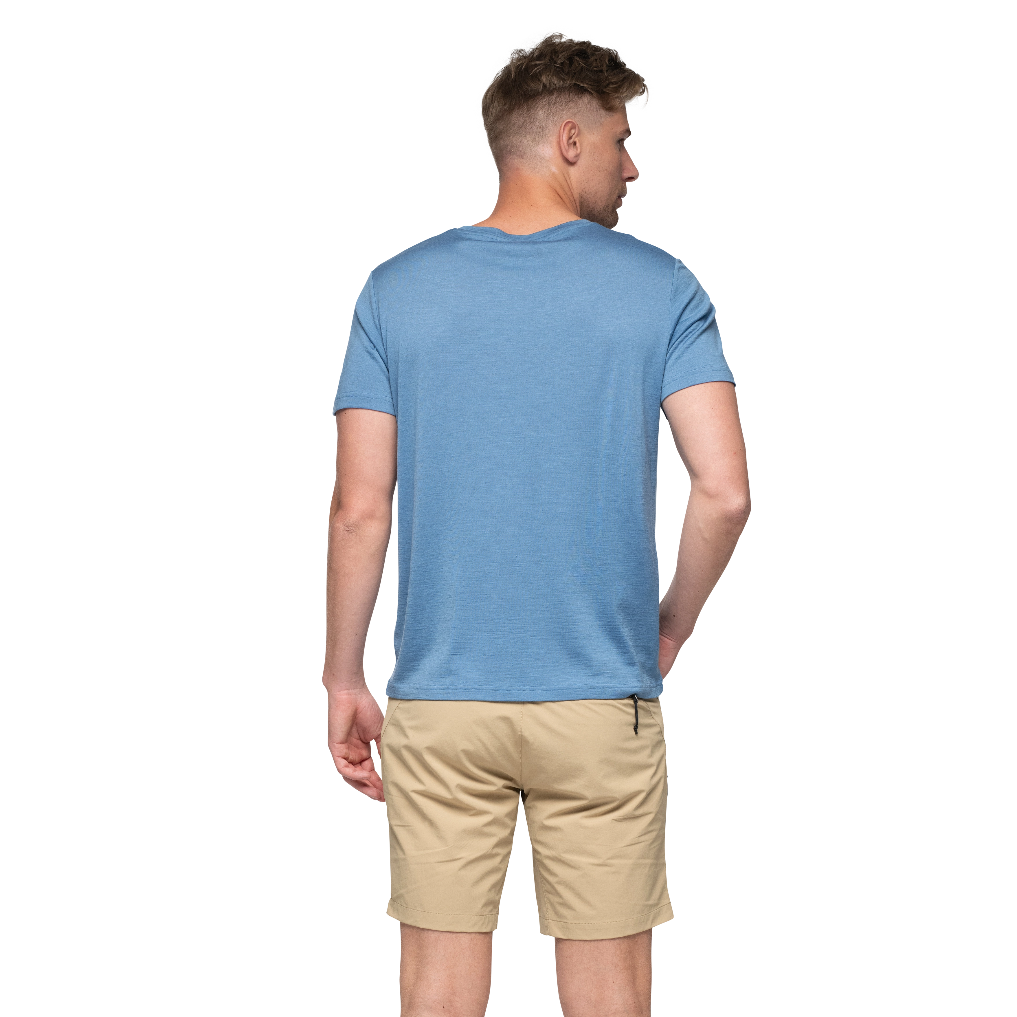 Vaagaa Adventure Merino Tee Men Blue Moon