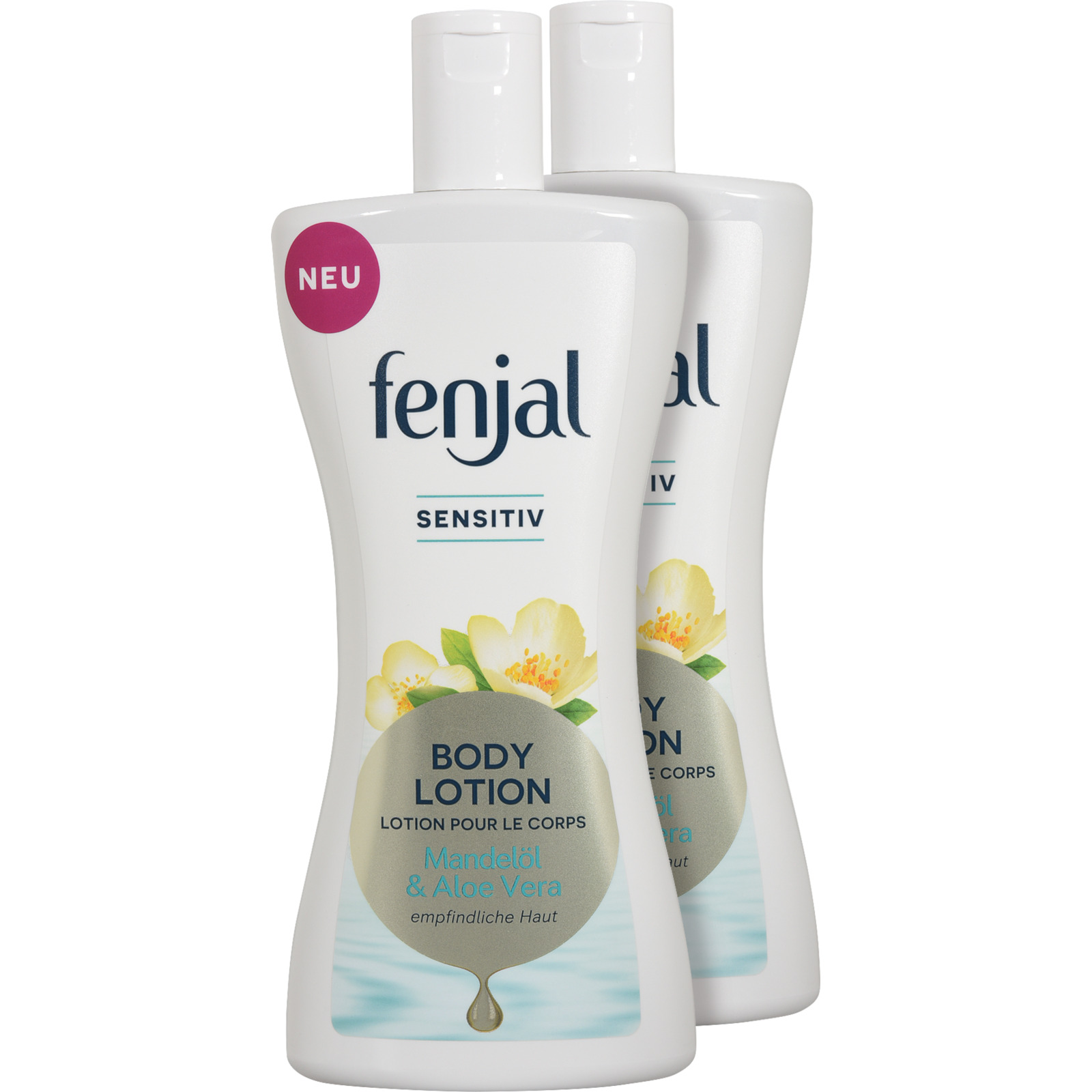 fenjal Body Lotion INTENSIV Mandelöl & Aloe Vera 2 x 400 ml