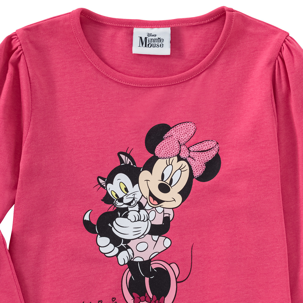 Topolino Minnie Maus Langarmshirt mit Print pink