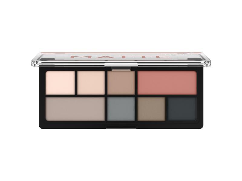 Catrice Lidschatten-Palette The Dusty Matte grey Lidschatten-Set mit 8 hochpigmentierten Shades