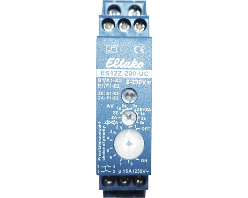 Eltako impulsschakelaar ES12Z-200-UC 16A/250V 2 maakcontacten met potentiaalvrije contacten