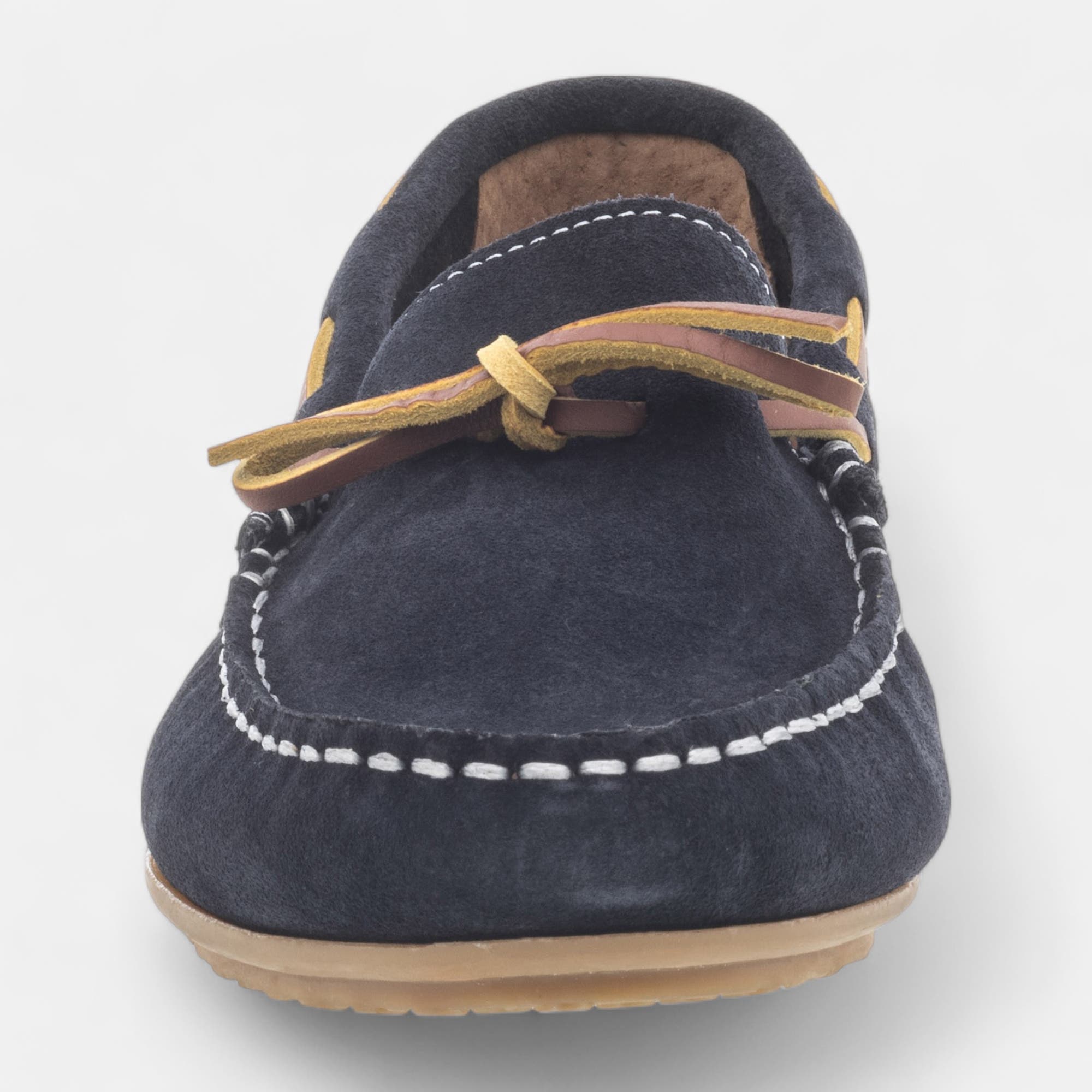 Mocassins Garçon en cuir bleu