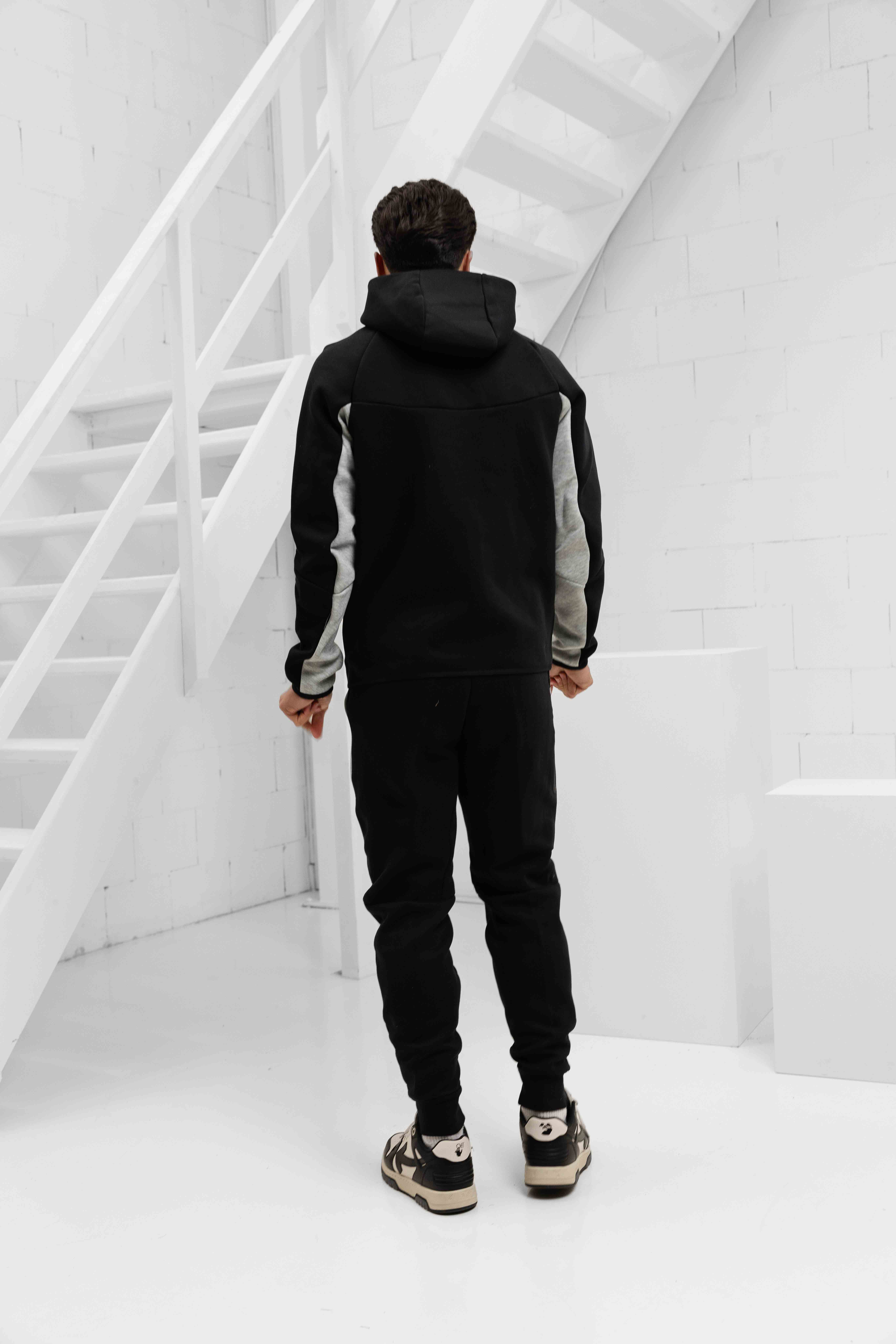 Nike Tech Fleece Trainingspak Heren Grijs/Zwart
