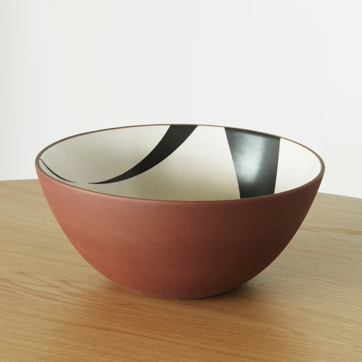 Normann Copenhagen - Line Schale, Ø 15 cm, red clay