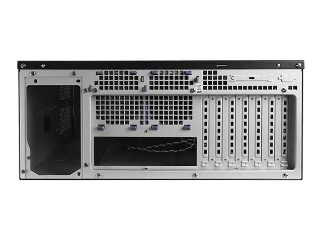 Chieftec UNC-409S-B - Rack-monterbar - 4U - ATX - ingen strømforsyning 400 Watt (ATX) - sort - USB