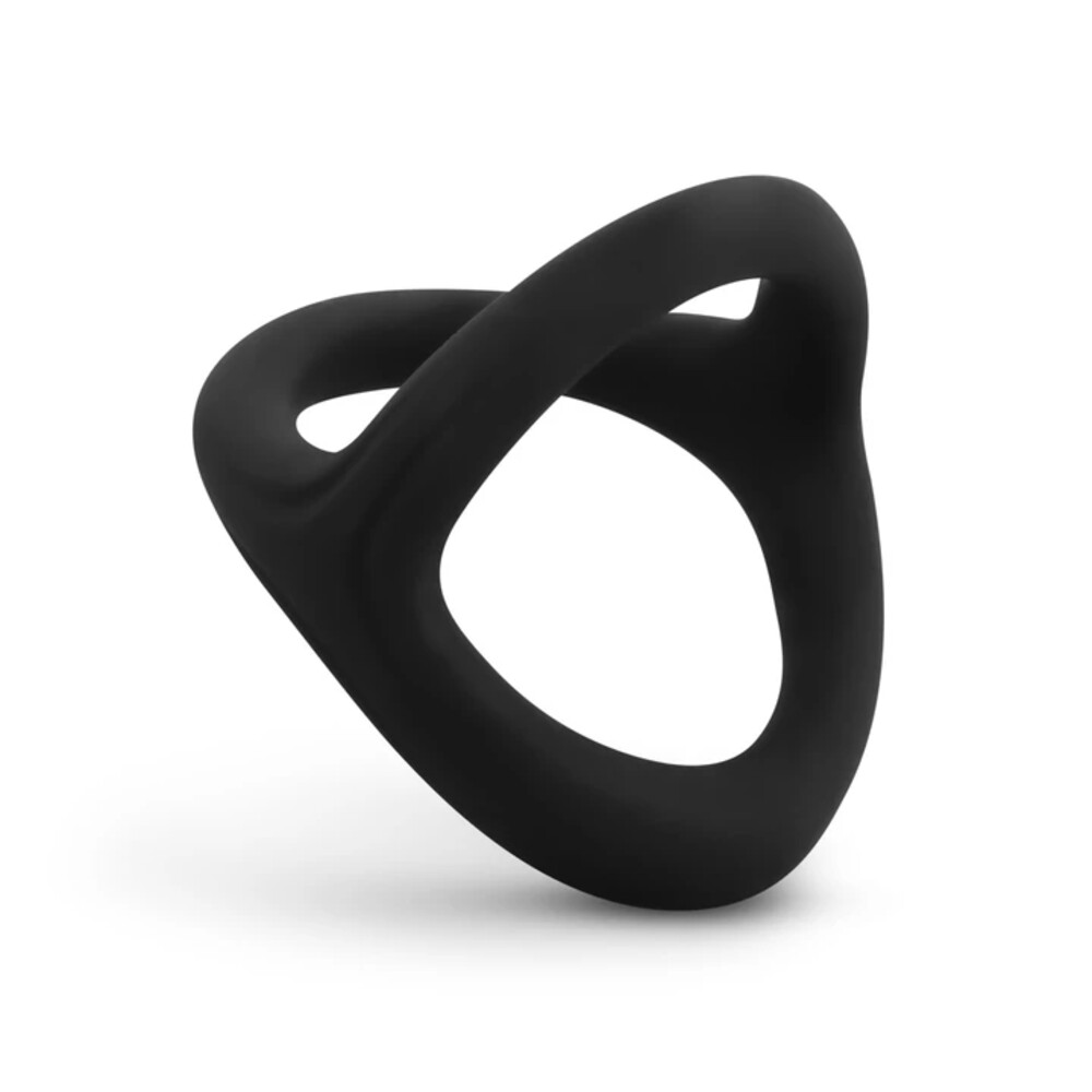 Easytoys Flexibele Multifunctionele Cockring Zwart