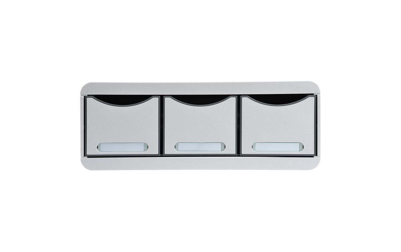 Schubladenbox Toolbox Maxi 3 Schubladen, LichtgrauSchubladenbox