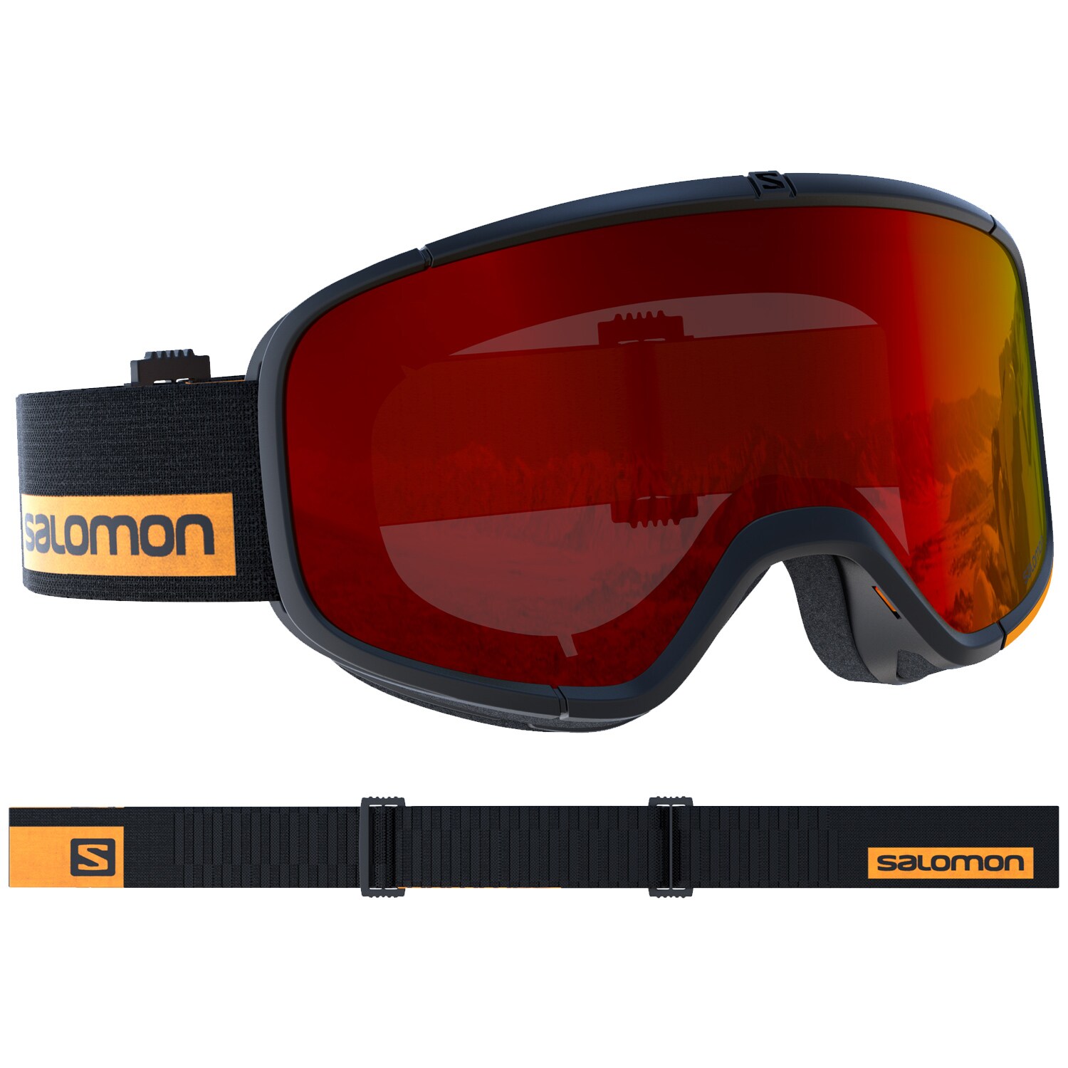 Salomon Four Seven BK-Turmer Herren Skibrille