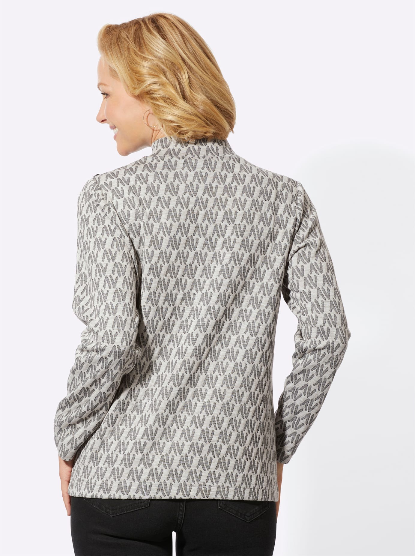 Classic Basics Stehkragenshirt »Jacquard-Shirt«, 1 Stk.