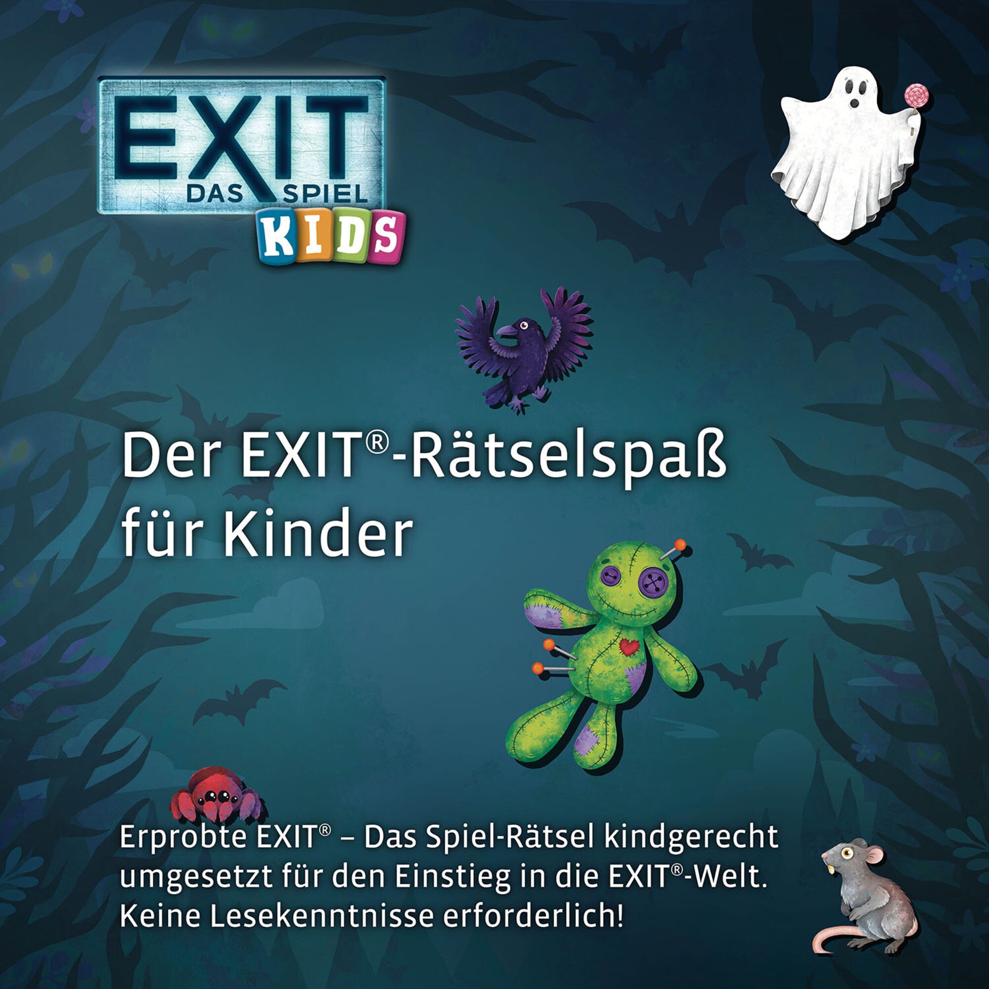 Kosmos Partyspiel EXIT - Das Spiel Kids: Gruseliger Rätselspaß